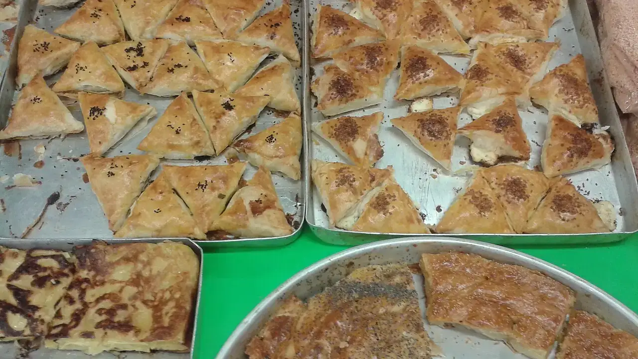 Trays of börek
